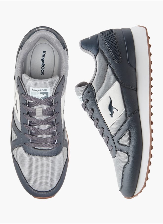 kangaROOS - Men's Panelled Lace-Up Sports Shoes - Image 1