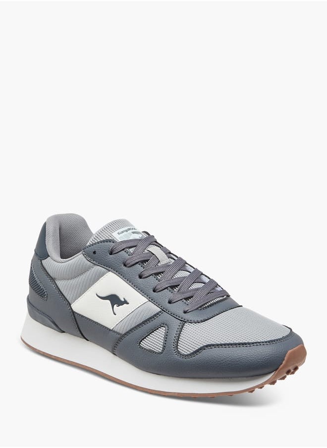kangaROOS - Men's Panelled Lace-Up Sports Shoes - Image 1