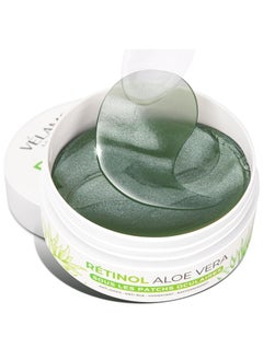 VELAMO ADVANCED VELAMO ADVANCED Under Eye Patches Aloe Vera Under Eye Mask for Dark Circles  Retinol Eye Patches for Wrinkles and Puffiness  Under Eye Bags Dark Circles Treatment for Women and Men 60 Pcs 