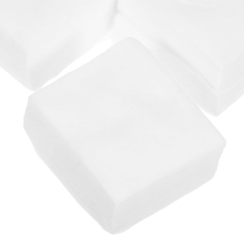 IMIKEYA 2400pcs Makeup Remover Cotton Pads Square Facial Cotton Squares Soft Thin Non-Woven Fabric for Daily Cleansing and Toner Application - Image 3