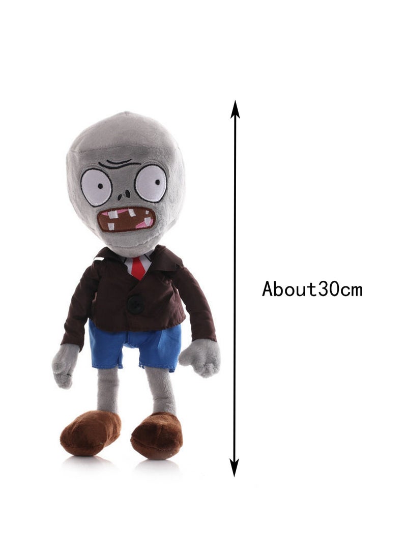دمية كلاسيكية من Plants Vs Zombies مقاس 12 بوصة رمادية اللون، هدية للأولاد والبنات - Image 2