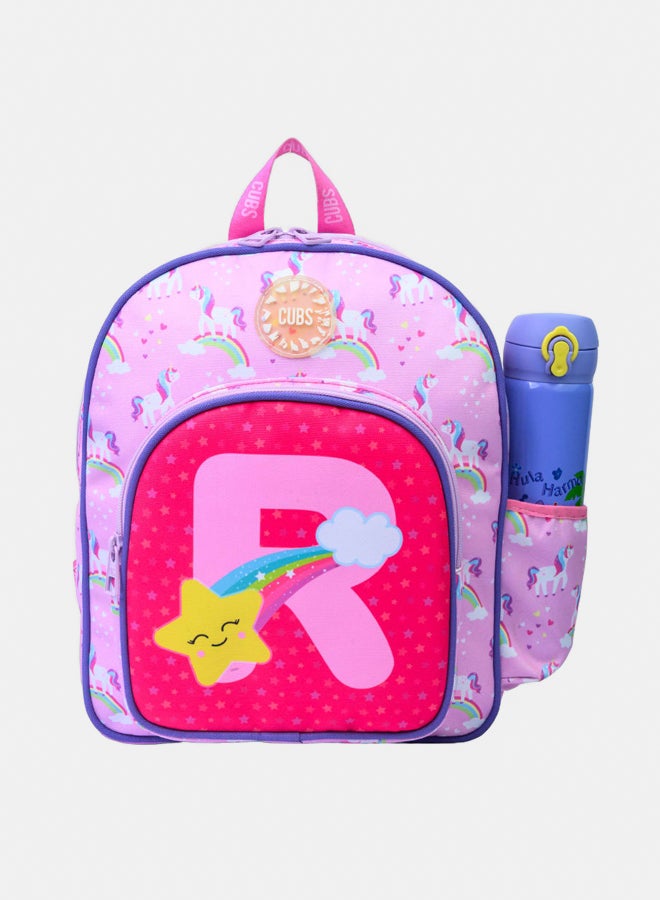 CUBS Nursery Pink Unicorn Letter R Bag - Image 1