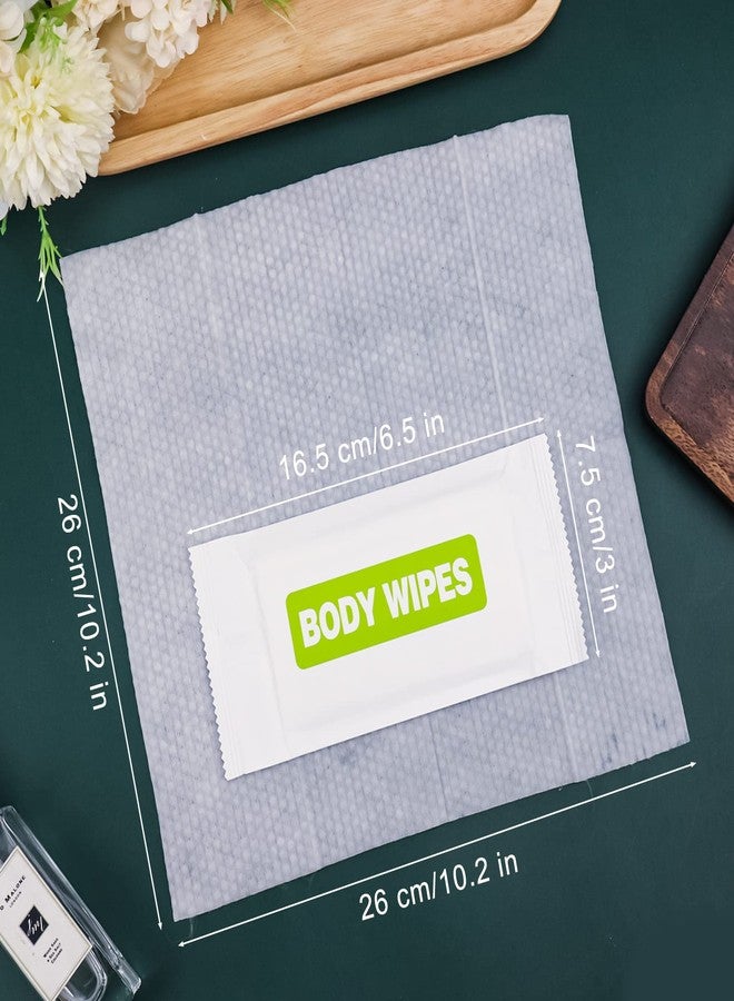 Hipruict Body Wipes Individually Wrapped, 50 Pack Large Adult Bathing Wipes, No Rinse, Aloe Vera Extract, Odor Removal, for Fitness, Travel and Camping - Image 3