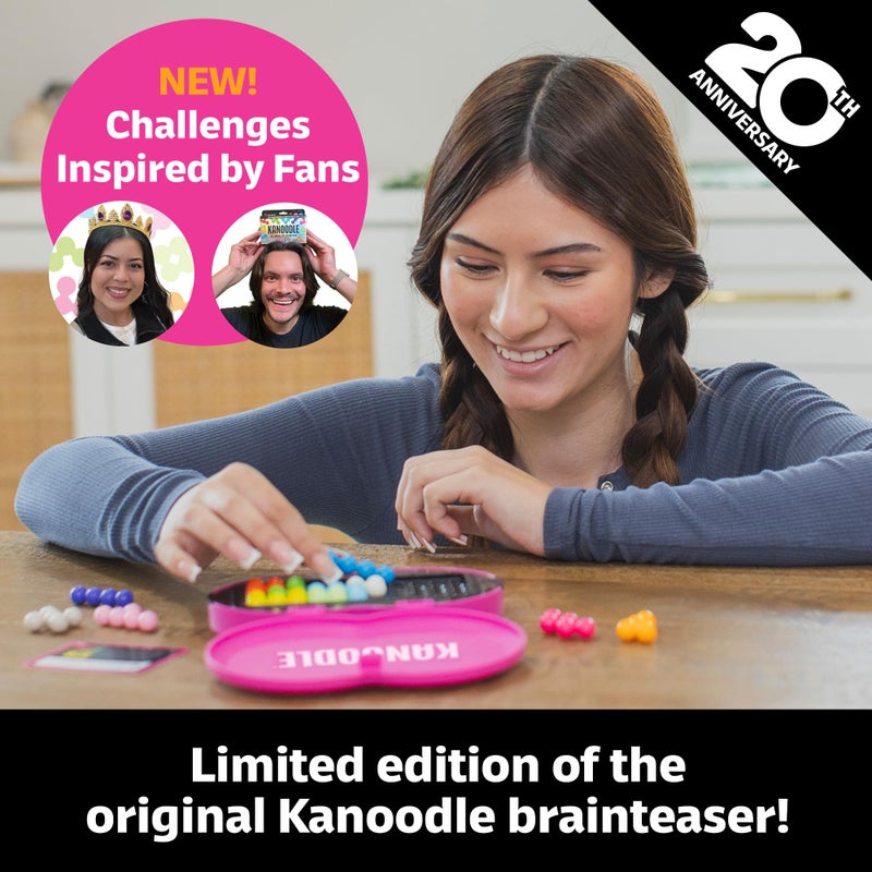 Educational Insights Kanoodle Fan Edition - 20th Anniversary (Magenta) - 3D Puzzles for Kids, Teens, and Adults, Brain Teasers for Kids 8-12, Challenging Logic Puzzles, Single Player Puzzle Toys - Image 2