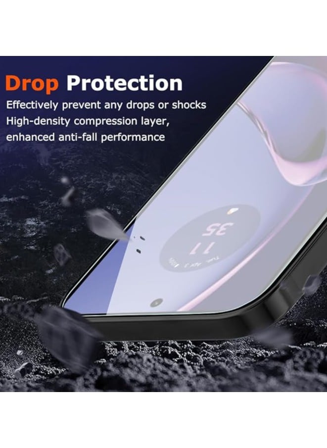 2 packs of Motorola G84 5g screen protector, HD hardness scratch-proof bubble-free and easy to install tempered glass screen protector