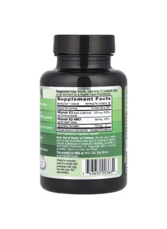 Emerald Laboratories Emerald Laboratories, Vitamin D3 + K2, 60 Vegetable Caps  - Image 2
