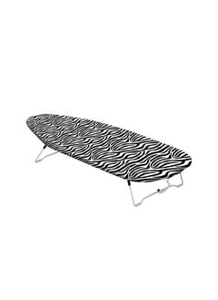 Table Top Mesh Ironing Board Multicolour Ironing Table With Iron Holder Foldable And Adjustable 77x31x12cm