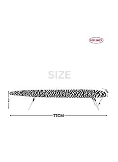 Feelings Table Top Mesh Ironing Board Multicolour Ironing Table With Iron Holder Foldable And Adjustable 77x31x12cm  - Image 2
