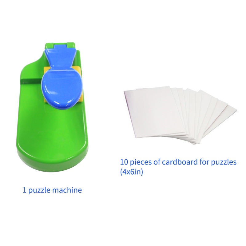 Puzzle Maker Machine Paper Board Cutter with 10PCS Adhedive Foams Boards DIY Picture Photo Puzzles Cutter Scrapbooking Making for Children's DIY Handmade Toys - Image 3