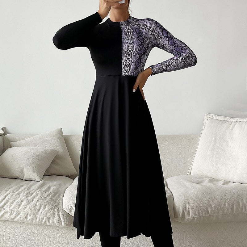 2022 New Modest Muslim Swimwear Ladies High-Neck Full Body Bikini Black - Image 3