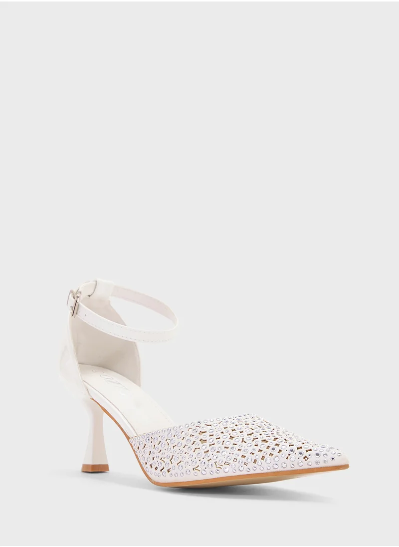 اوزو High Heeled Diamante Pump