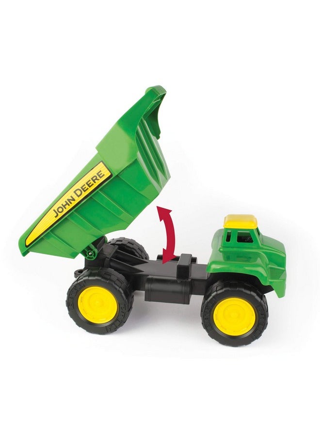 John Deere - Big Scoop Sandbox Dump Truck Toy With Loader Toddler Outdoor Toys And Summer Toys Oversized Dump Truck Sandbox Toys Kids Toys Ages 3 Years And Up - Image 1