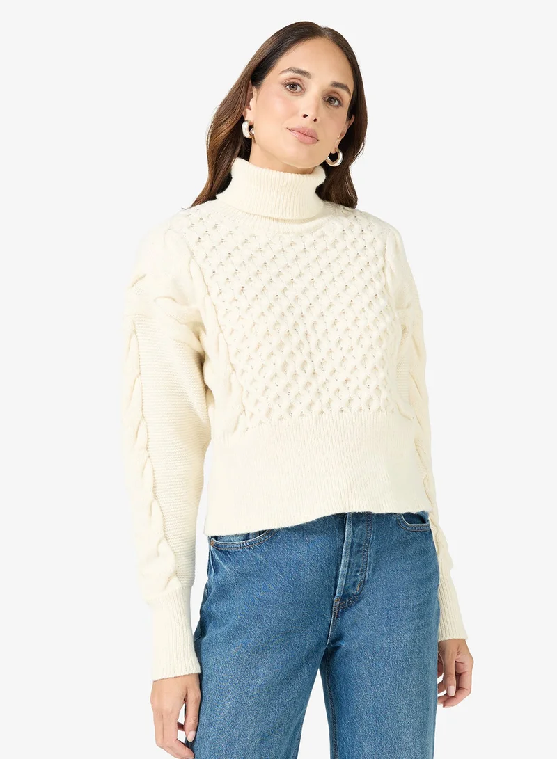 ELLA Chunky Turtle Knit Jumper