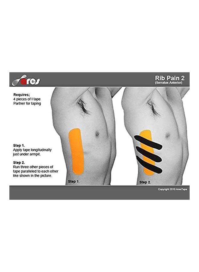 ARES Strapping Football Knee Muscle Kinesio Tape - Image 3