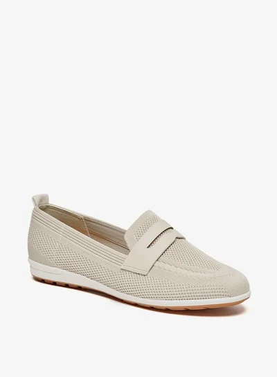 Celeste Women's Mesh Textured Slip-On Shoes with Applique Detail