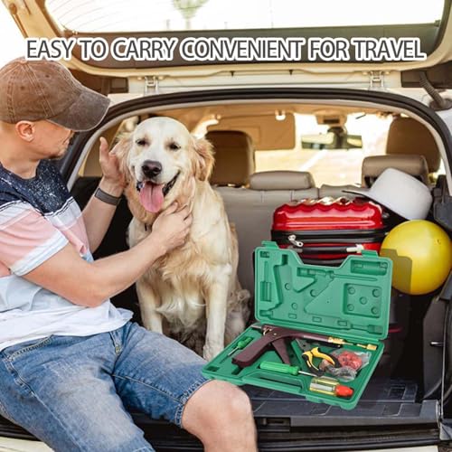 Medduw Motorcycle tire Repair kit, tire Repair Mushroom Plug Universal Tire Repair Tools to Fix Punctures and Plug Flats Patch Kit for car Motorcycle, ARB，ATV, Tractor, Trailer - Image 5
