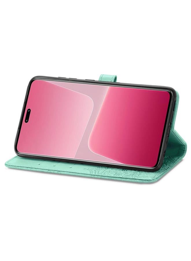 erorex Case For Xiaomi 13 Lite Mandala Flower Embossed Horizontal Flip Leather Phone Case - Image 4