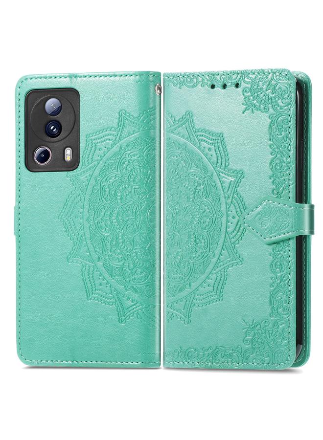 erorex Case For Xiaomi 13 Lite Mandala Flower Embossed Horizontal Flip Leather Phone Case - Image 2