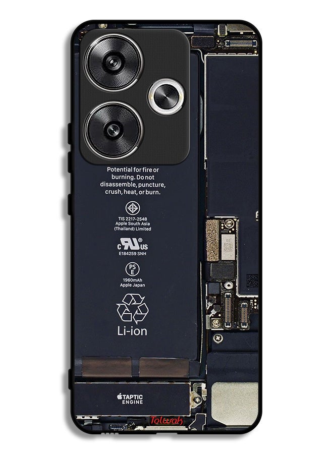 Tolwak Xiaomi Poco F6 5G Protective Case Cover Phone Circuit Pattern - Image 1