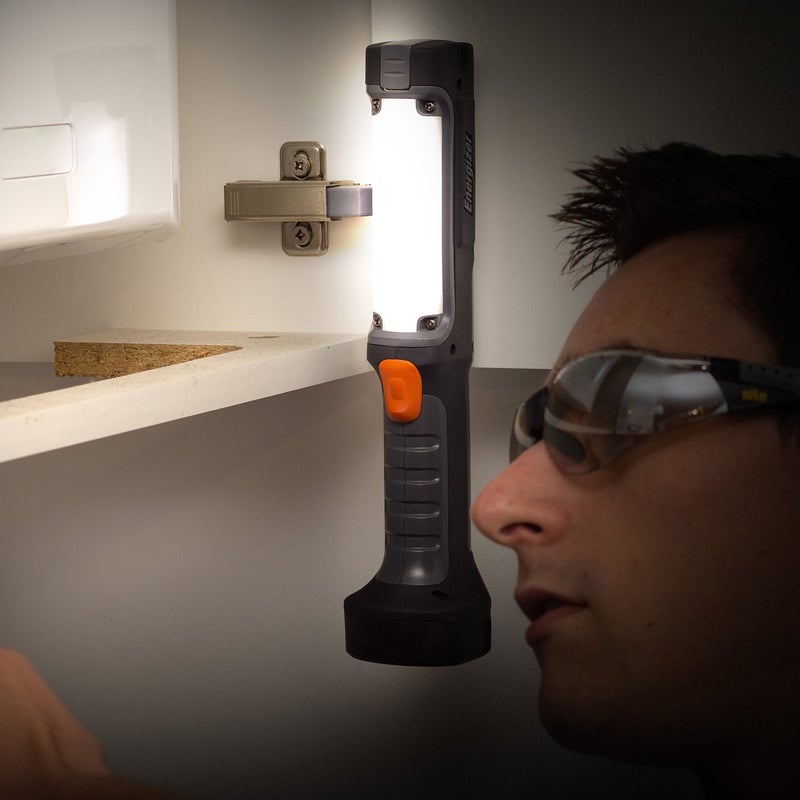 Energizer HC-550 LED Flashlight, Water Resistant LED Magnetic Work Light, Flash Light with AA Batteries Included, Pack of 1 - Image 2