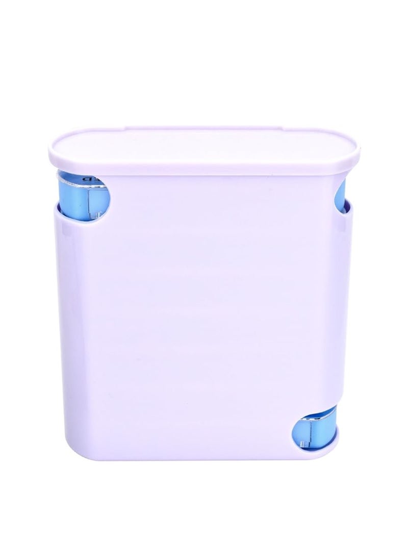 7 Day Pill Box Pillbox Weekly Pill Organizer Holder Dispenser with 4 Daily Schedule Lines - Image 3