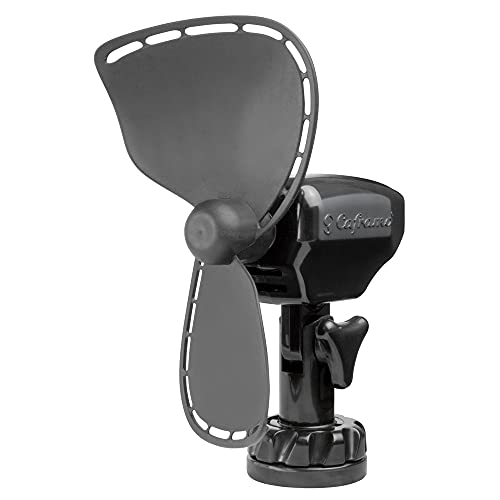 Caframo SEEKR by Caframo Ultimate Fan. Grill-Less and Whisper Quiet. Shock-Absorbing FingerSafe Blade Design. 2 Speed. Made in Canada. Ultimate 747 Black 24V - Image 3