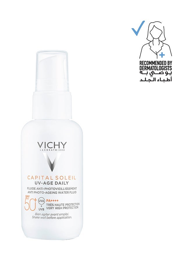 VICHY Normaderm Intense Purifying Cleanser 200ml + Capital Soleil Uv - Age Daily Spf 50+ With Niacinamide 40ml - Image 2