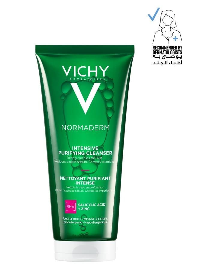 VICHY Normaderm Intense Purifying Cleanser 200ml + Capital Soleil Uv - Age Daily Spf 50+ With Niacinamide 40ml - Image 3