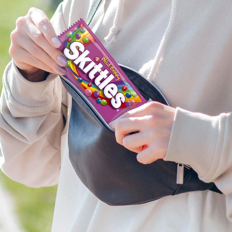SKITTLES Wild Berry Chewy Candy Full Size Movie Night Party Favor Candy Packs Bulk Box, 2.17 oz, (Pack of 36) - Image 5