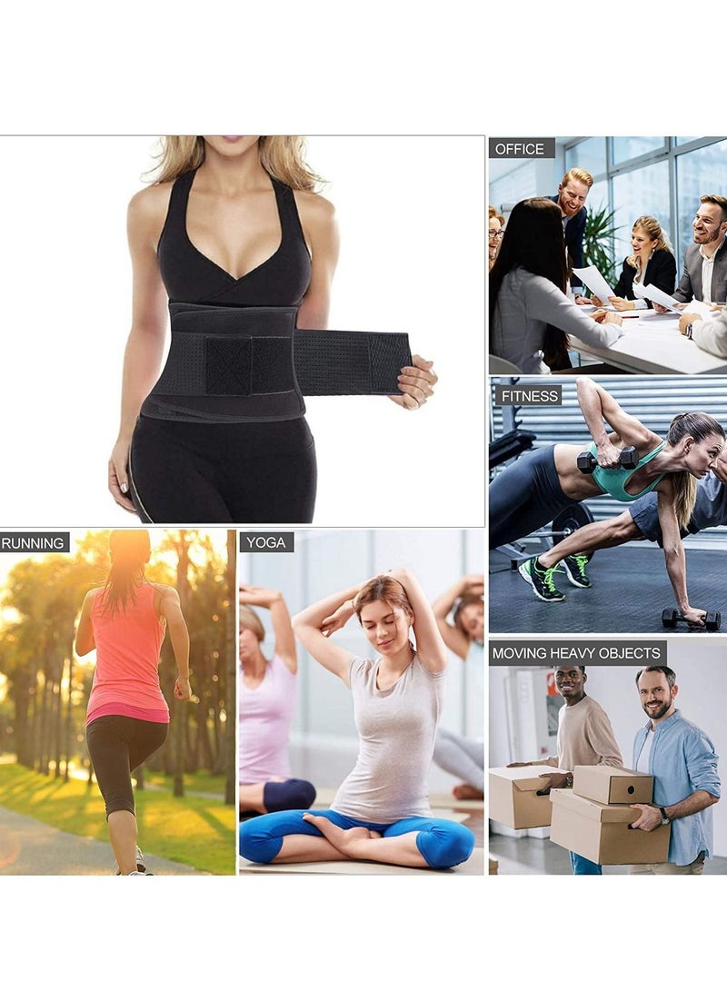 SYOSI حزام دعم أسفل الظهر لتخفيف الألم، فتق القرص وعرق النسا، الجنف، تنحيف الجسم، قابل للتعديل للتمرين الخصر للنساء والرجال وفقدان الوزن مقاس M - Image 5