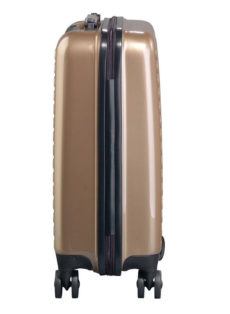 DOT-DROPS Chapter 2 PC Hardside Suitcase Trolley Carry-on Luggage 55 cm Cabin Champagne - Image 4