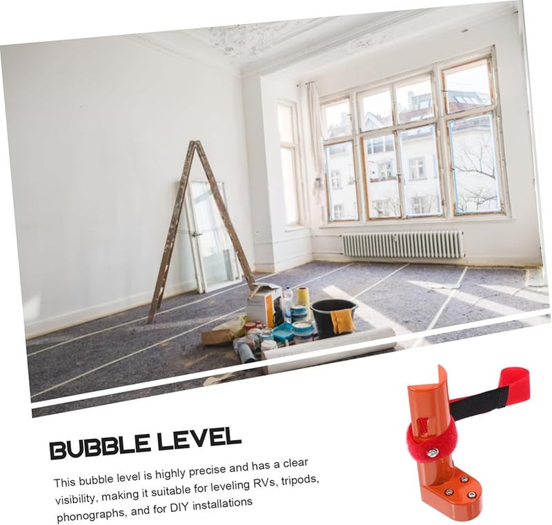 Operitacx Small Precision Bubble Level Tool with Belt Clip for Accurate Horizontal Measuring - Image 4