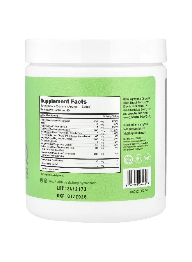 JUNP Hydration, Electrolyte Powder Mix, Green Apple, 13.3 oz (378 g) (Packaging may vary) - Image 2