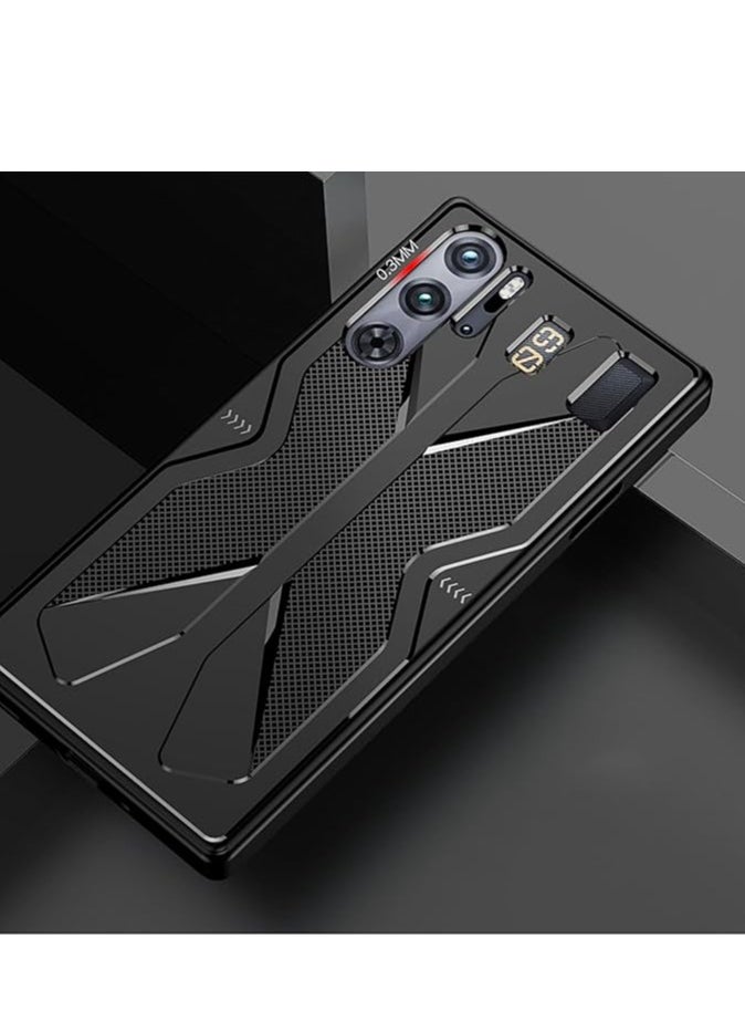 The phone case is compatible with Nubia Red Magic 9 Pro/9 Pro+, the TPU material is soft and ultra-thin phone case, and the slim heat dissipation phone case [wear-resistant] [non-slip]