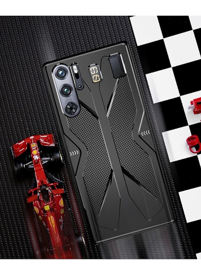 The phone case is compatible with Nubia Red Magic 9 Pro/9 Pro+, the TPU material is soft and ultra-thin phone case, and the slim heat dissipation phone case [wear-resistant] [non-slip]