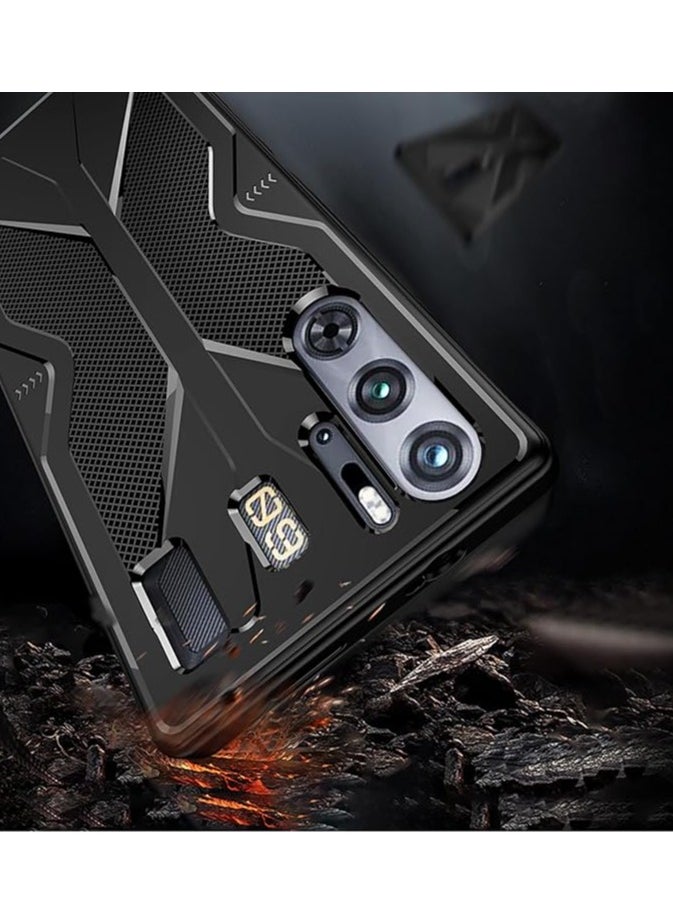 The phone case is compatible with Nubia Red Magic 9 Pro/9 Pro+, the TPU material is soft and ultra-thin phone case, and the slim heat dissipation phone case [wear-resistant] [non-slip]