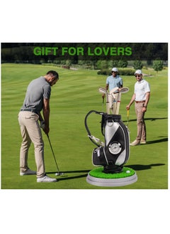 KASTWAVE Mini Golf Bag Pen Holder Set with Clock and 3 Golf Club Pens - Perfect Desktop Accessory for Golf Fans, Novelty Gift and Event Souvenir for Coworkers  - Image 4