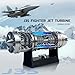HI-REEKE HIREEKE Jet Engine Model Kit J35 Aircraft Turbofan Engine Model 3D Printing Toy for Teen - Image 4