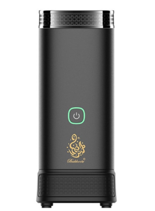 Vicalo Electric USB Rechargeable Bakhoor Incense Burner for Car, Home and Office Fragrance Black - Image 2