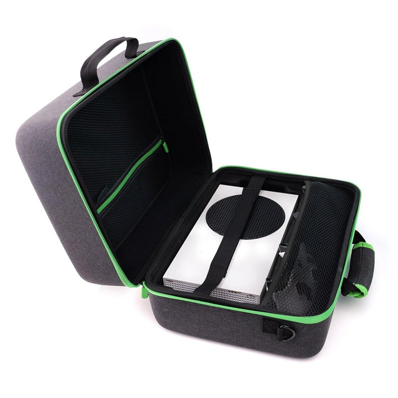 Xbox Series X S Hard Carrying Case EVA Protective Storage Bag with Shoulder Strap - Image 3