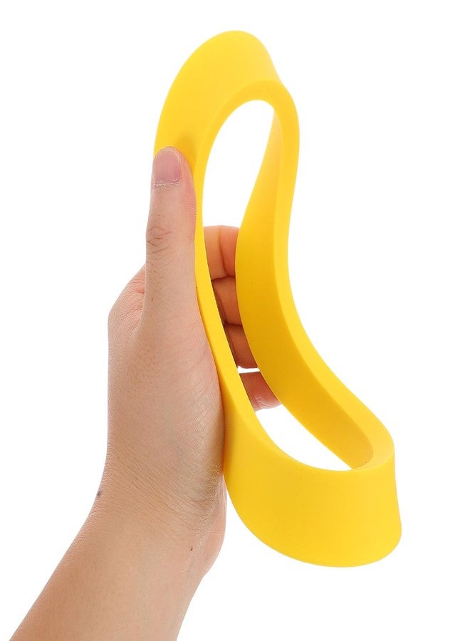 HANABASS Golf Putting Cup Ring, Portable Practice Hole for Indoor Outdoor Training, Target Disc for Backyard Office Putting Green, High Visibility Yellow - Image 4