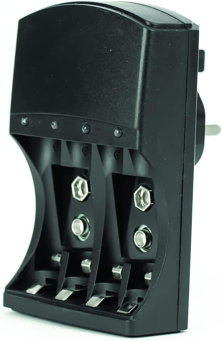 Status Battery Charger Black | Universal Battery Charger AA, AAA and 9V | Charges up to 4 Batteries | SBCB1PKB6 - Image 2