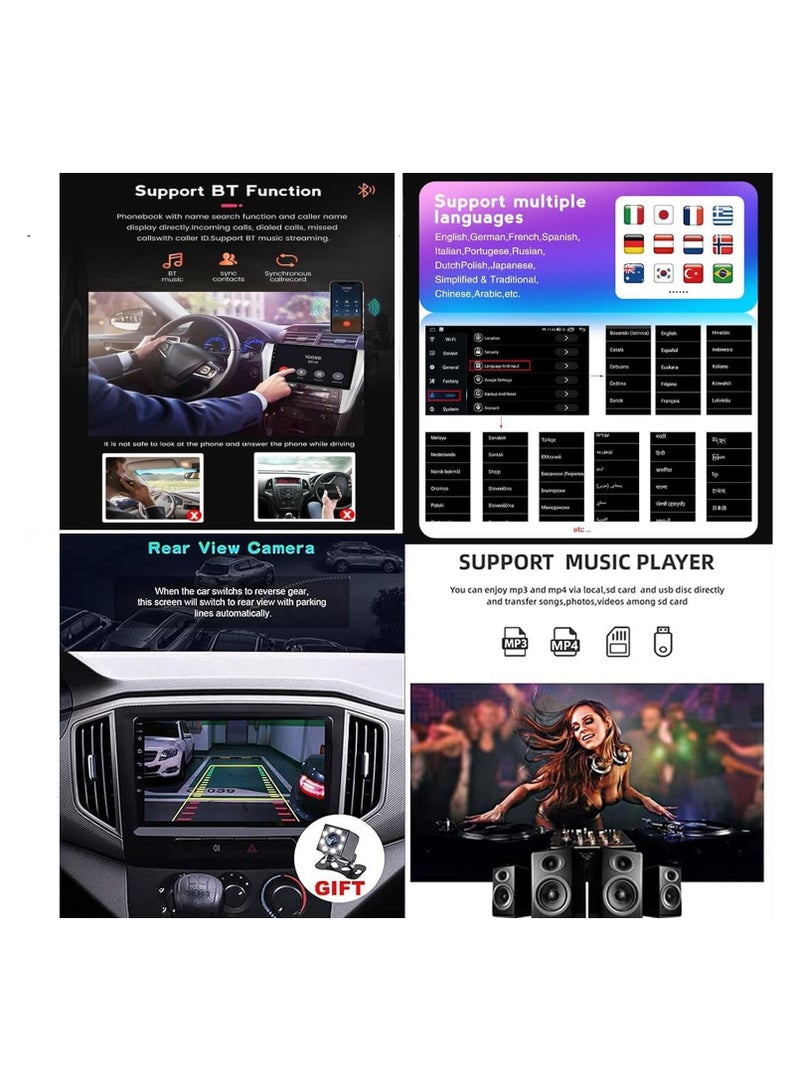 شيزا ستار ستيريو سيارة أندرويد لسيارة جيب باتريوت كومباس راديو 2017 2018 2019 1 جيجابايت رام 32 جيجابايت روم 9 بوصة ميرورلينك واي فاي BT، شاشة تعمل باللمس IPS مع كاميرا AHD متضمنة - Image 4