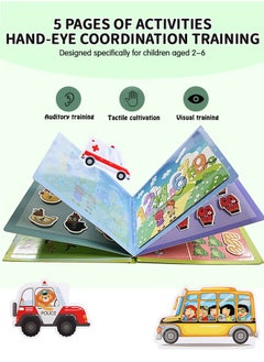GROIC Quiet Book for Toddlers, 2023 New Montessori Interactive Felt Quiet Book for Toddlers, 10 Pages Educational Toy Travel Toy for Boys Girls, Preschool Learning, Number Theme  - Image 2