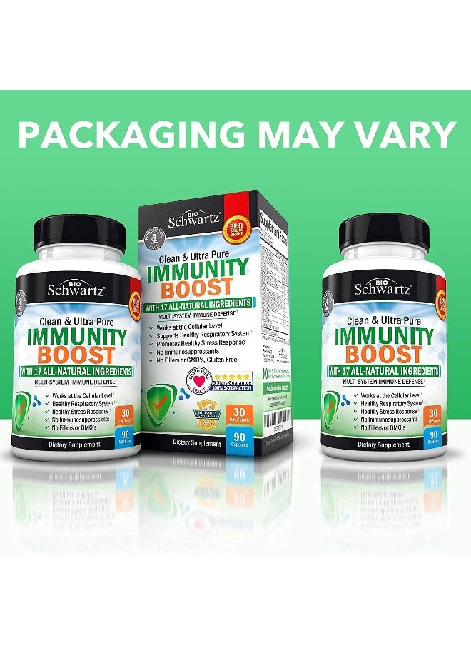 (90 Capsules) - Immunity Boost Supplement with Elderberry, Vitamin A, Echinacea & Zinc - Once Daily Multi-System Immune Defence - Promotes Healthy Stress Response - Supports a Healthy Respiratory System - pzsku/ZBF13B344107D5E70DCCCZ/45/_/1741000383/368eedc1-1517-4e27-a7c6-d30d1d22d66a