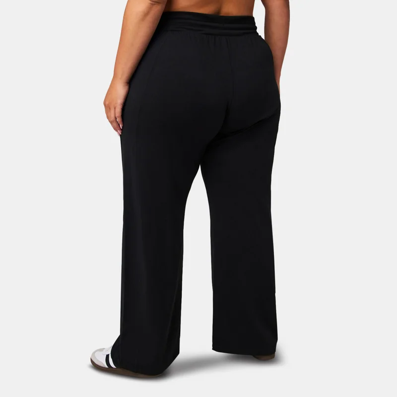 Fabletics Black Women's Cloud Jersey Wide Leg Pants for Women | Best Price UAE