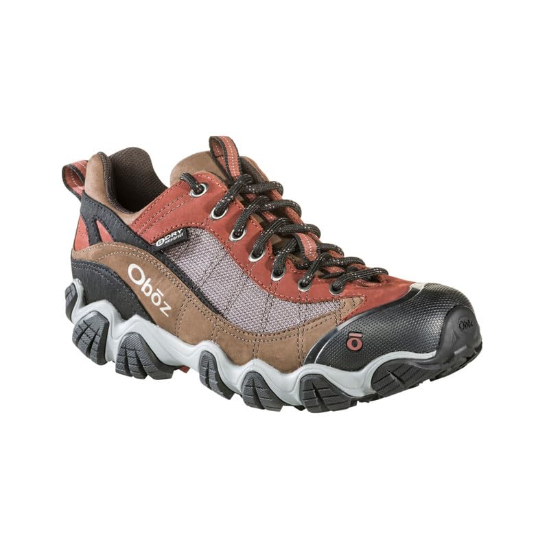 Oboz Men's Firebrand II Low B-DRY Hiking Shoe, Earth, 9.5 Wide - Image 3
