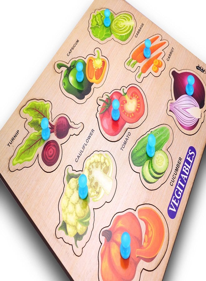 HIGHROOF® Kids Fort Pre Nursery Educational Jigsaw Puzzles for Adults Kids Learning Toys Kit Board Game 4 pcs Set of Birds Animals Human Body Parts & Vegetables Educational Toy - Image 5