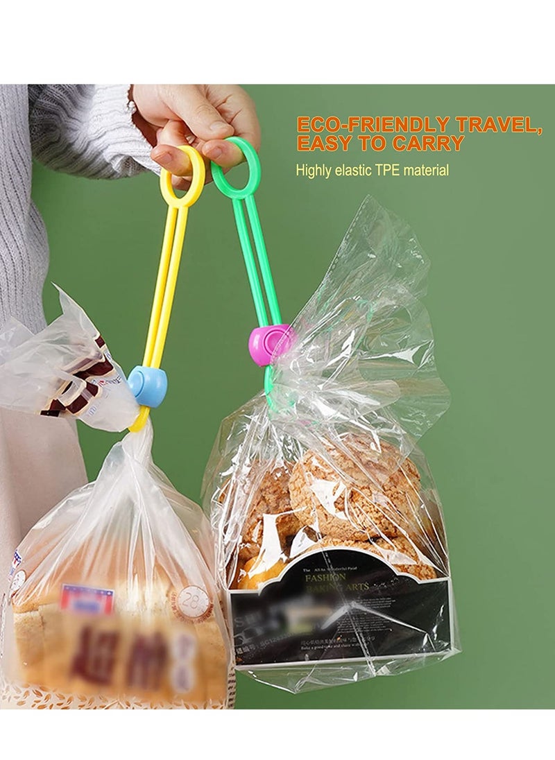 Excefore - 24 Pack Chip Bag Clips, Color Seal Binding, Sealing Clamp, Multifunctional Kitchen Bag Sealing Clip, Kitchen Creative Practical Cable Ties, Portable Sealing Tools - Image 1