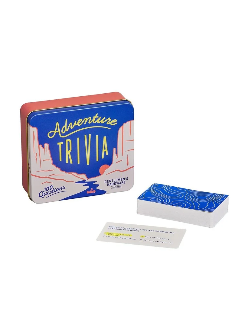 جنتلمنز هاردوير Adventure Trivia Card Game